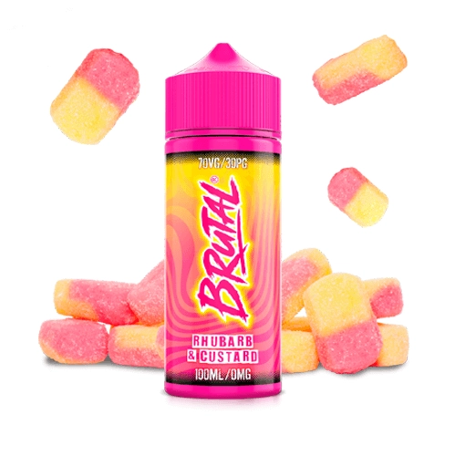 JUST JUICE - BRUTAL - RHUBARB CUSTARD